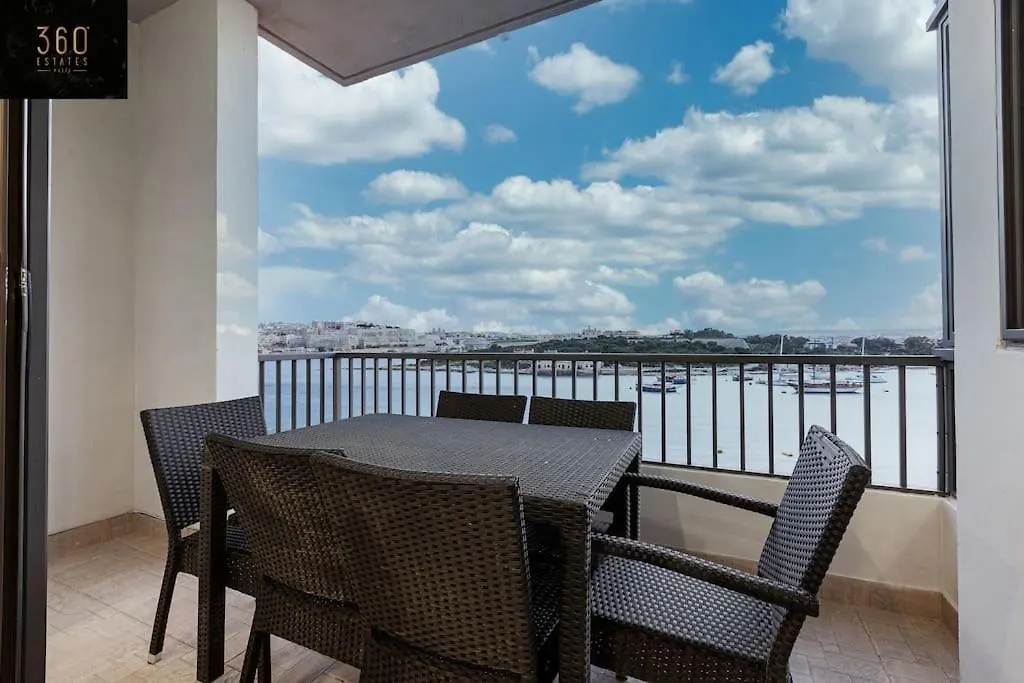 Seafront 4Br Apt With Mesmerising Balcony & Views By 360 Estates Sliema 0*,