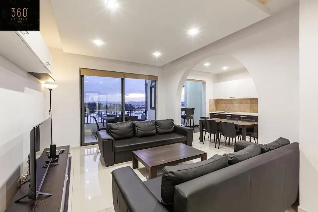 Seafront 4Br Apt With Mesmerising Balcony & Views By 360 Estates Sliema 0*,